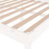 LAPOOH Bed Frame White Solid Wood Pine 120x200 ,Bed Frame,Bed Frame Modern P6B2