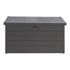 Storage Cabinet 350L Garden Storage Box Color Board Tool Container Patio Grey UK