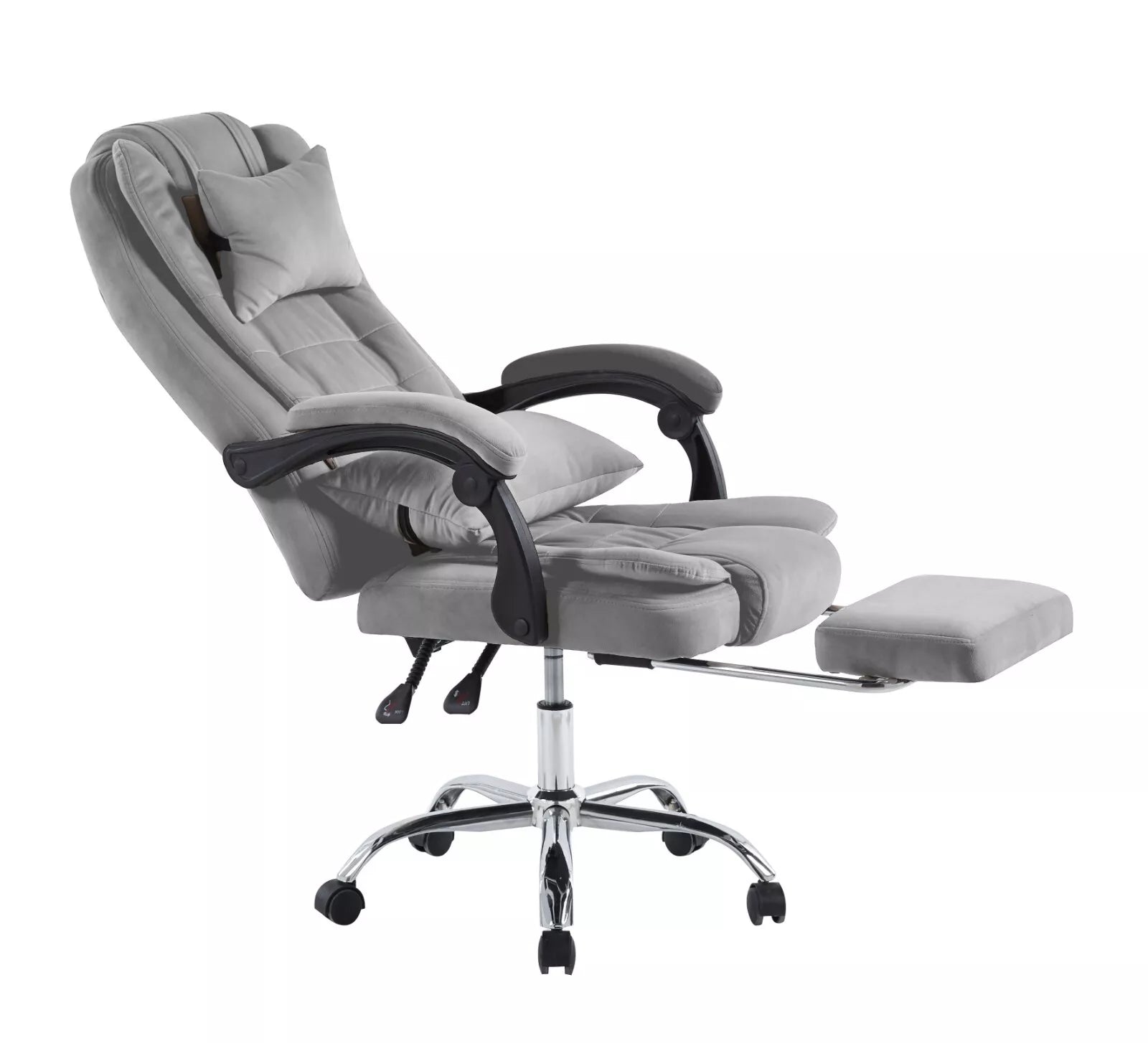 Velvet Office Chair Recliner Swivel Ergonomic Executive PC Computer Desk Chairs