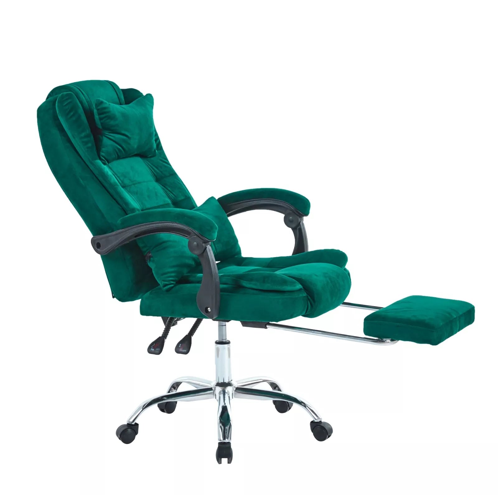 Velvet Office Chair Recliner Swivel Ergonomic Executive PC Computer Desk Chairs