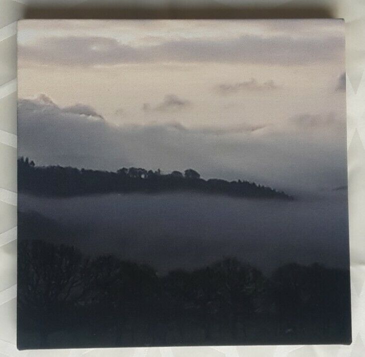 "Hillside Morning Mist" Canvas Set Landscape Countryside and Nature Prints