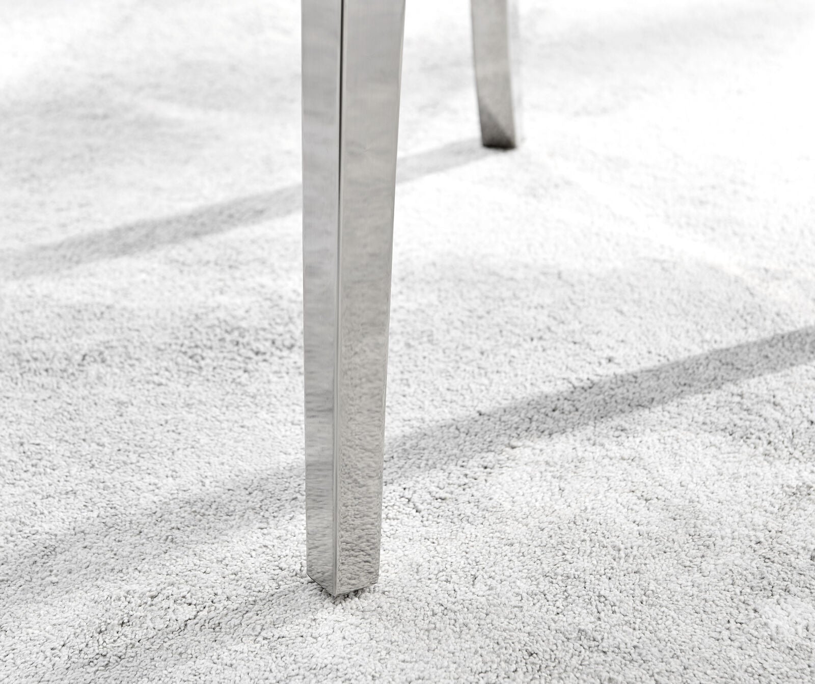 **Seconds** 2x Belgravia Black Velvet Knockerback Dining Chairs Silver Leg