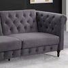 Sofa Bed Velvet Chesterfield 3 Seater Style Green Blue Grey Sofabed Button Back