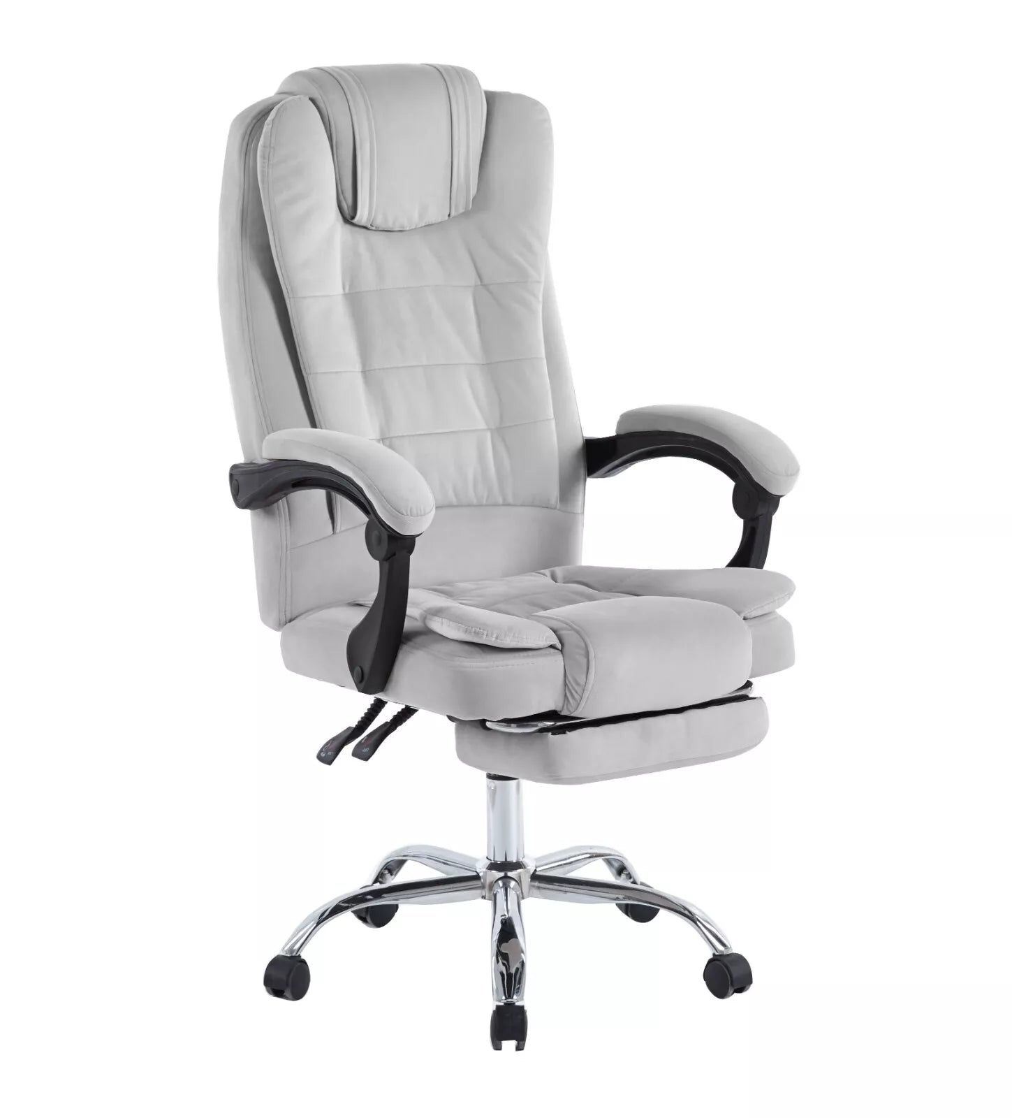 Velvet Office Chair Recliner Swivel Ergonomic Executive PC Computer Desk Chairs