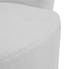 Teddy Wool Swivel Chair Round Back Accent Tub Upholstered Armchair Single Sofa