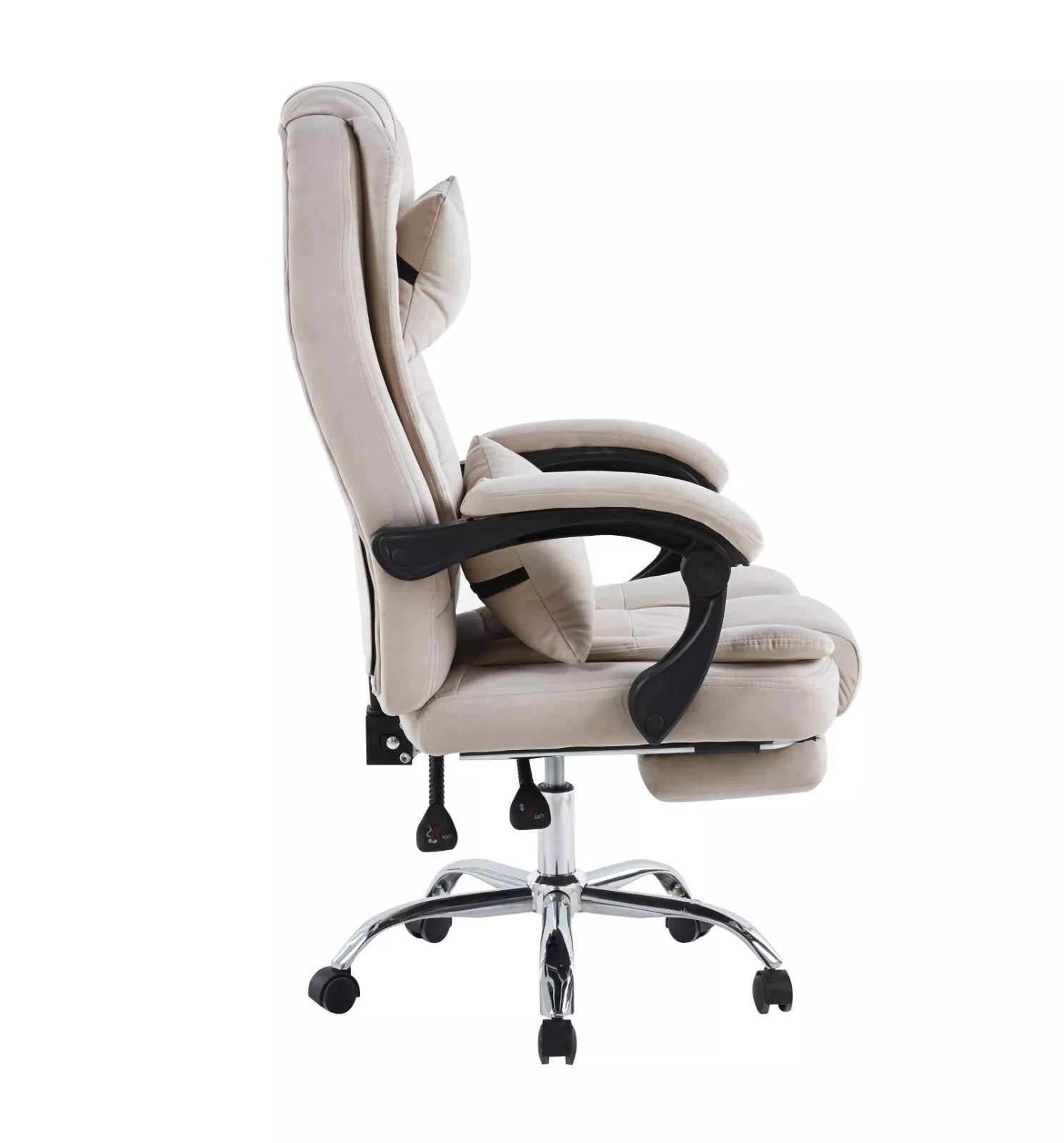 Velvet Office Chair Recliner Swivel Ergonomic Executive PC Computer Desk Chairs
