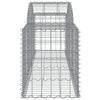 BaraSh Arched Gabion Baskets 5 pcs 200x50x60/80 Galvanised ,Gabion Wall H6F8