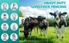 0.8M High 25M Long Stock Fencing Livestock Fence Galvanised Wire Barrier Fence