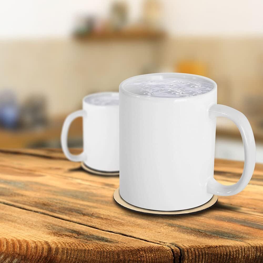 Sublimation Mugs 11oz with Gift Boxes Blank Plain White Coated Cups Large Handle