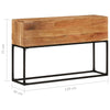 BaraSh Console Table 120x30x75 Solid Acacia Wood,Console Table with B5F2
