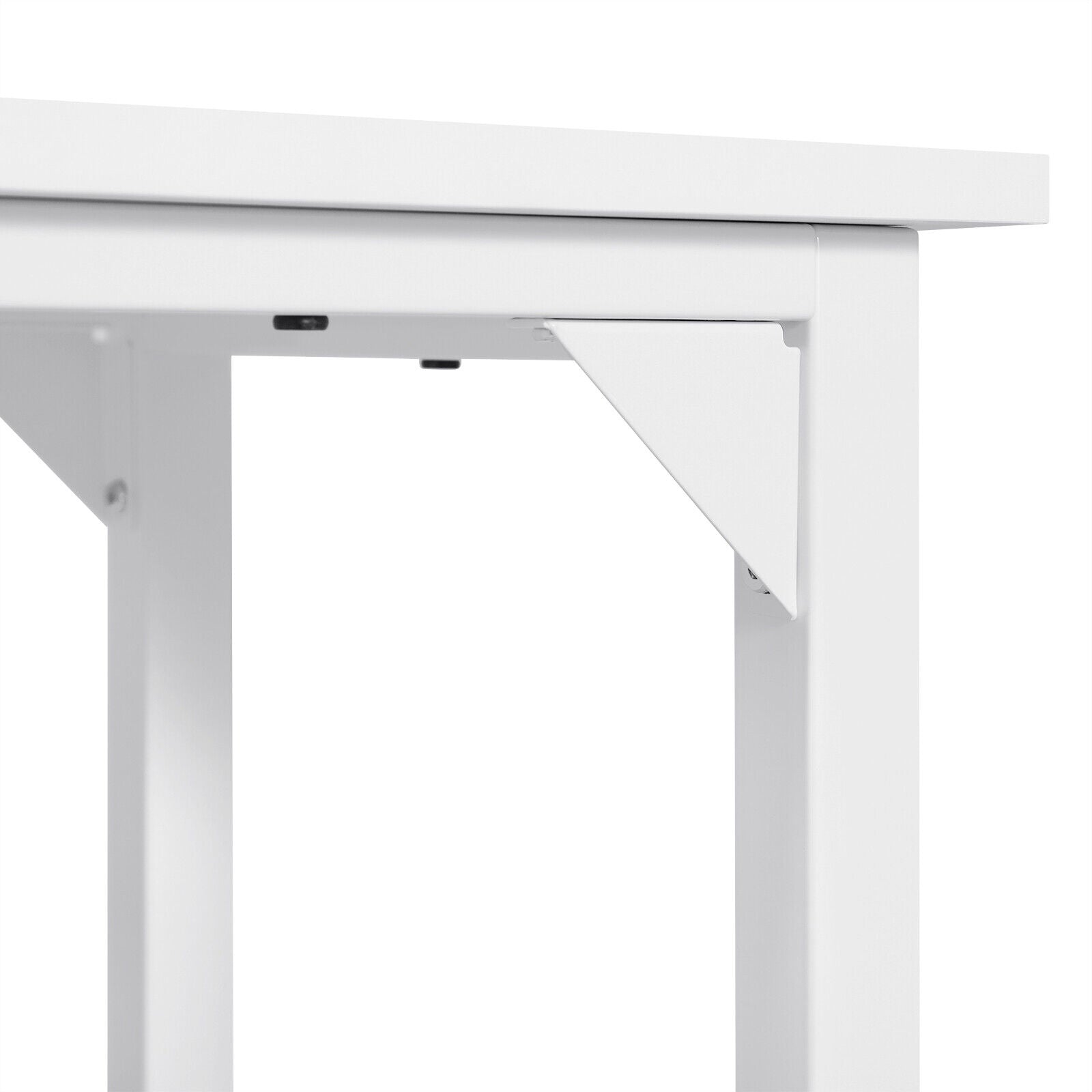 Bar Table Breakfast Dining Coffee Table with Metal Frame Counter Height Table