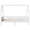 ' House Bed Frame White 80x200 Solid Wood Pine W3R6