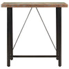 Bar Table 110x55x107 Solid Wood Reclaimed and V1Y3
