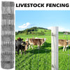0.8M High 25M Long Stock Fencing Livestock Fence Galvanised Wire Barrier Fence