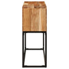 BaraSh Console Table 120x30x75 Solid Acacia Wood,Console Table with B5F2