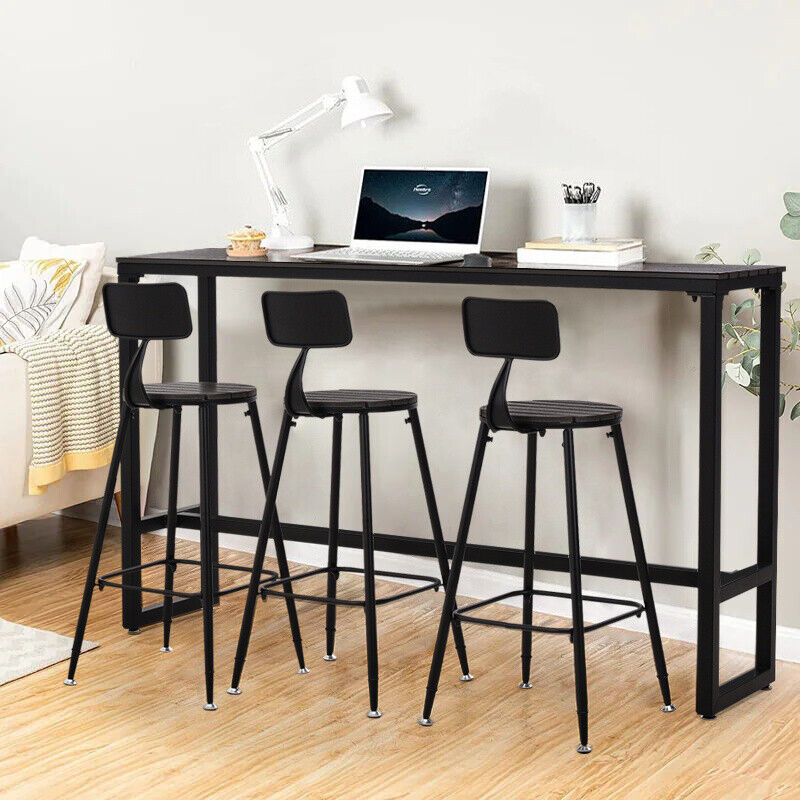 Bar Table Set Pub Dining Coffee Balcony Table Set Chairs Stools Relax 1-4 Pieces