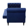 Sofa Bed Velvet Chesterfield 3 Seater Style Green Blue Grey Sofabed Button Back