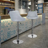 Bar Stools × 2 Padded Seat Faux Leather Swivel Home Kitchen Breakfast Muti Types