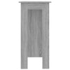 Bar Table with Shelf Grey Sonoma 102x50x103.5 cm Engineered Wood HOT