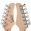 Glarry 39" GST 6 String Electric Guitar with Pickguard +Bag Strap Kit Right Hand