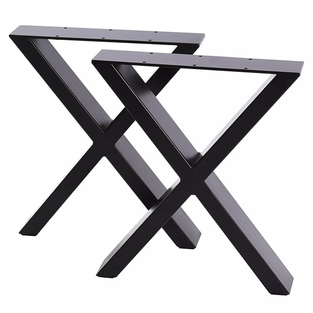 Industrial Metal Table Legs Dining Bench Coffee Desk Furniture Stand X Frame