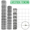 0.8M High 25M Long Stock Fencing Livestock Fence Galvanised Wire Barrier Fence