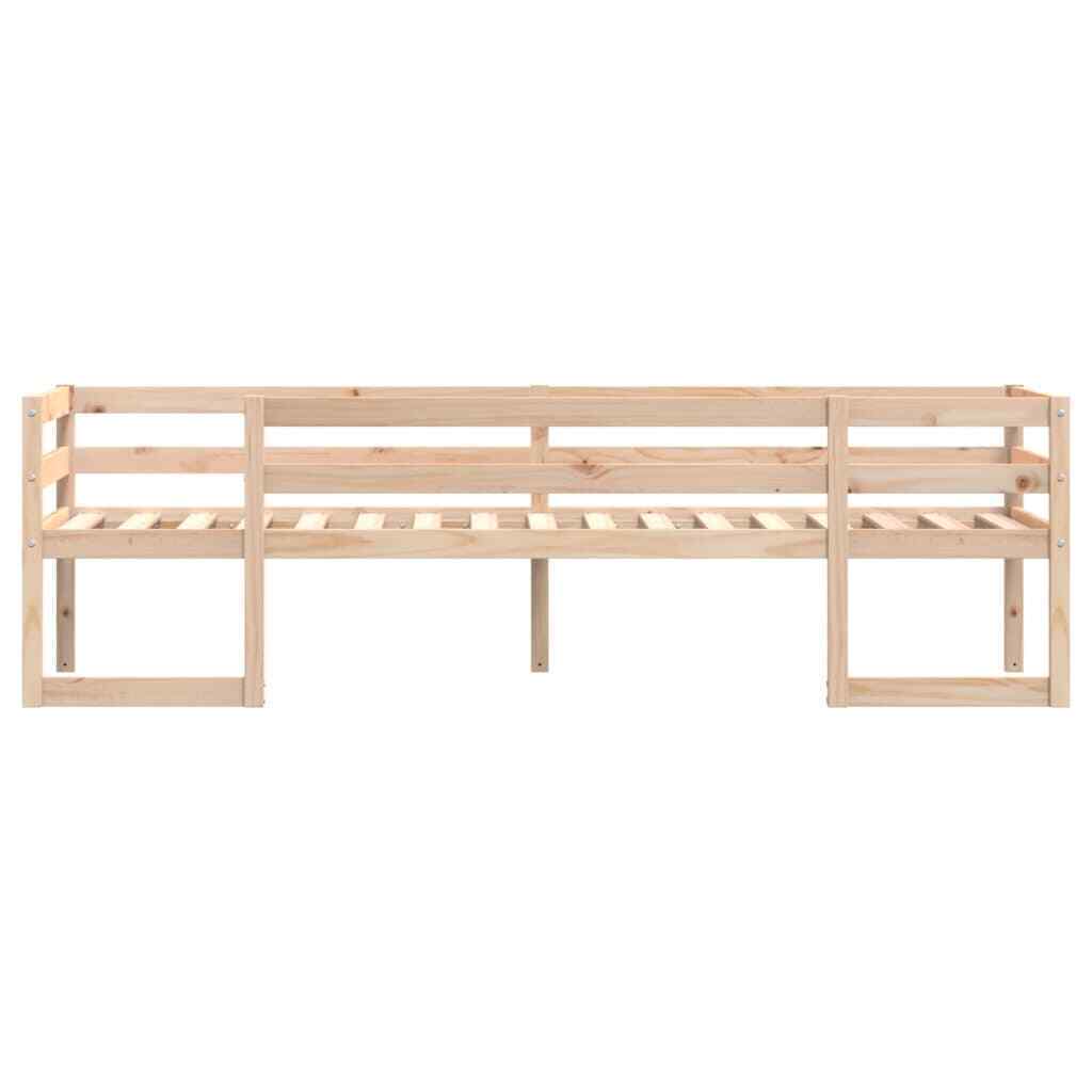 ' Bed Frame 75x190 Solid Wood Pine N0B6