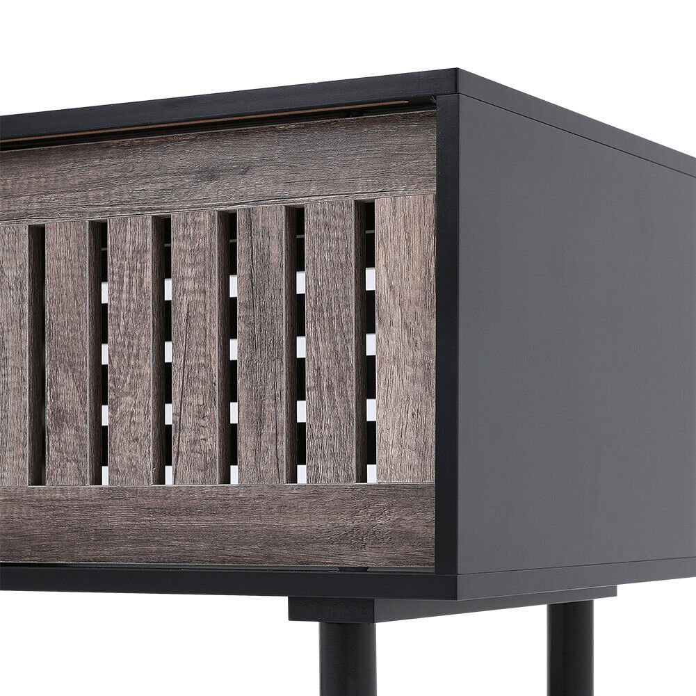 120cm Sliding Door Stand Cabinet Cupboard Media Entertainment Storage Table