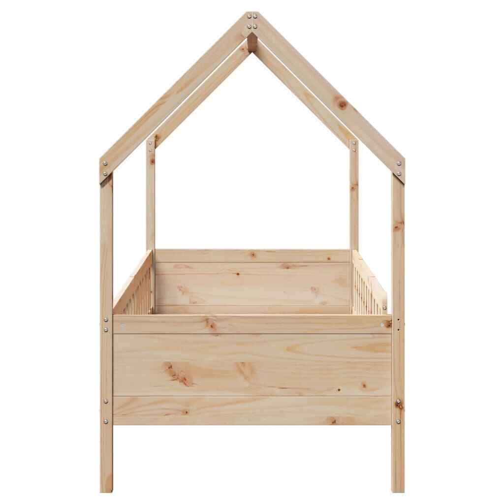 ' House Bed Frame 90x190 Solid Wood Pine E0R5