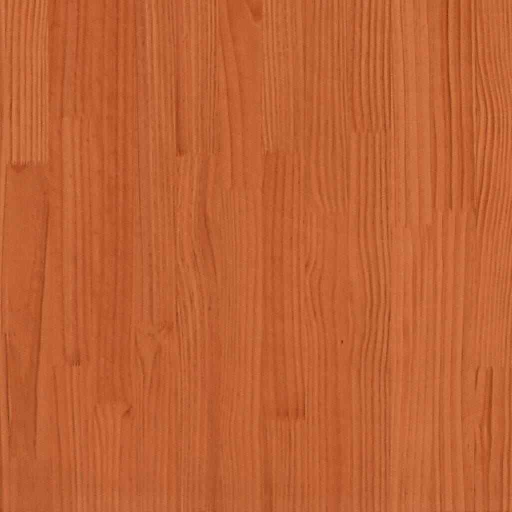 Bed Frame Wax Brown 90x200 Solid Wood Pine B5F0