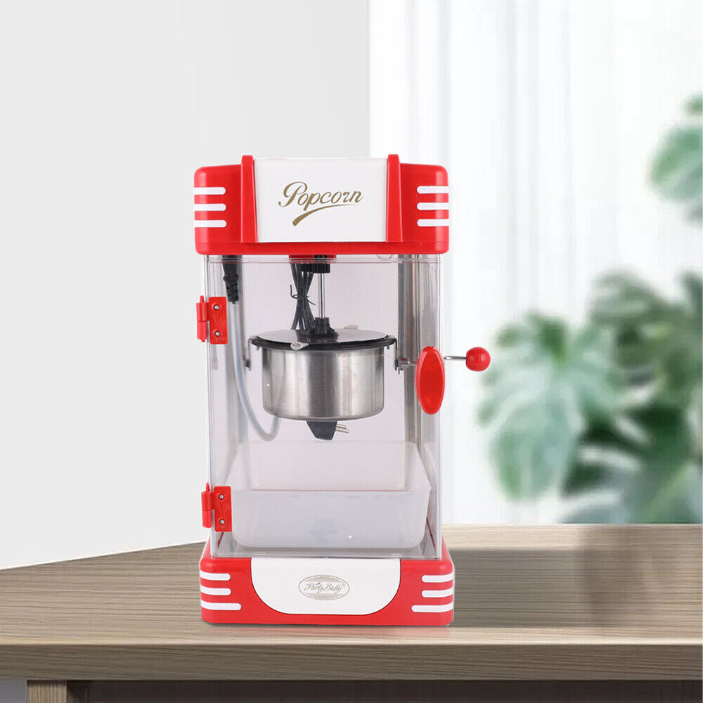 Professional Large Retro Carnival Popcorn Maker Machine Hot Air Tabletop Popper
