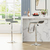Bar Stools × 2 Padded Seat Faux Leather Swivel Home Kitchen Breakfast Muti Types