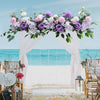 Artificial Wedding Rose Flower Row Top Table Backdrop Arch Arrangement Wall Deco