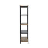 Wooden Bookshelf Bookcase Industrial Style Shelves 5 Tier Display Rack Organiser