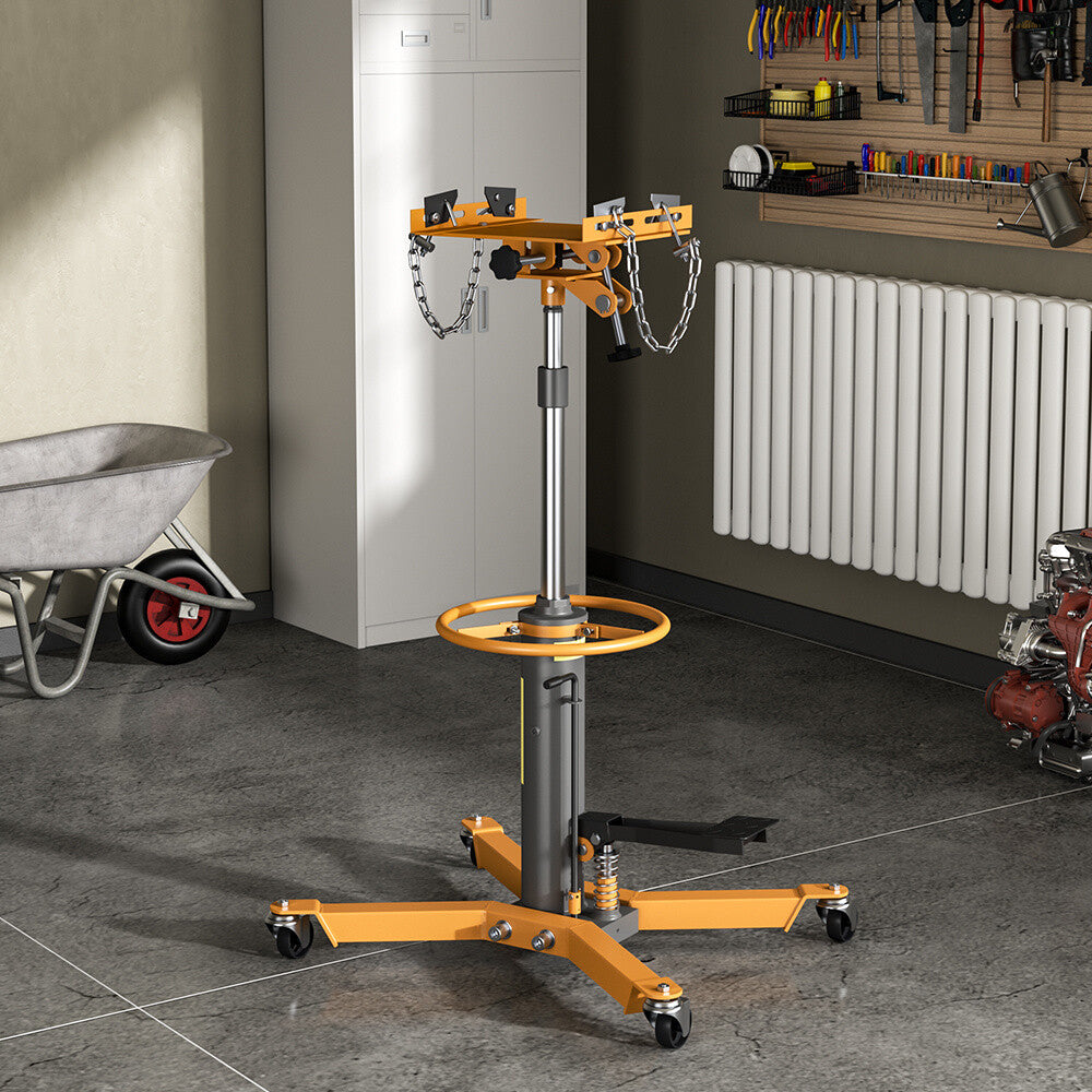 0.5T Vertical Hydraulic Transmission Gearbox Jack Lift Auto Garage Jack Stand N