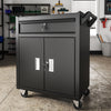 1 Drawer 2 Doors Roll Cab Tool Chest Box Cabinet Tool Storage Bin Cupboard Cart