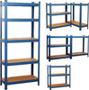 Garage Shelving Units 5 Tier Shed Storage Racking Shelf Boltless - 90x40x180cm