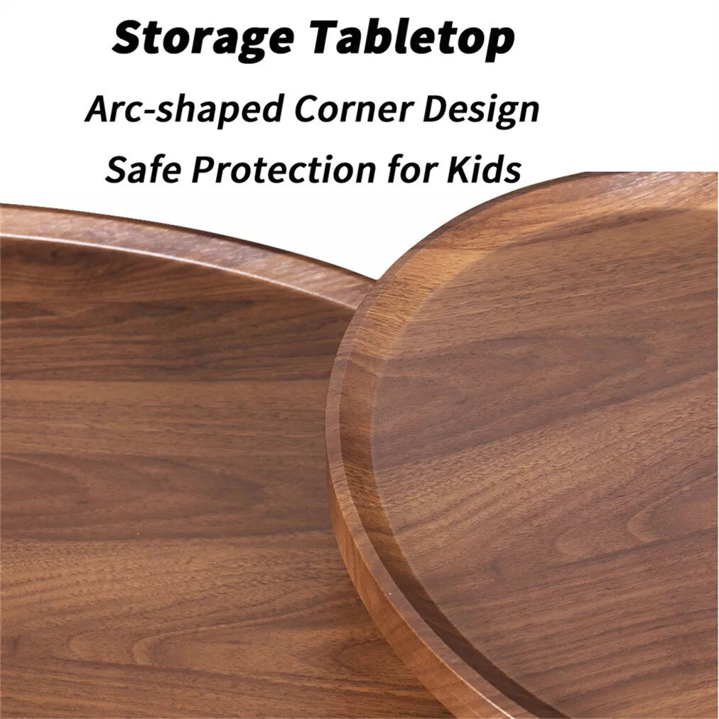 Set of 2 Nesting Tables Stackable Side Table Industrial Living Room Furniture UK