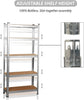 Garage Shelving Units 5 Tier Shed Storage Racking Shelf Boltless - 90x40x180cm