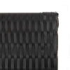' Multipurpose Indoor & Poly Rattan Room Divider - Black, Easy to Fold, D2V3