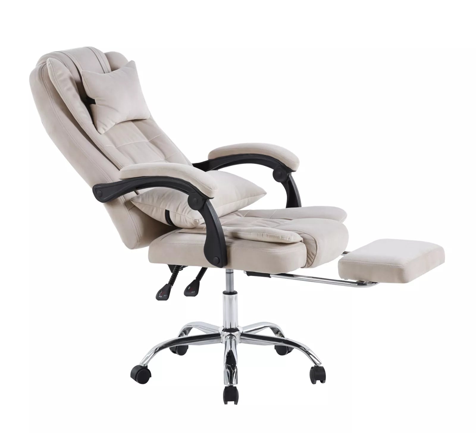 Velvet Office Chair Recliner Swivel Ergonomic Executive PC Computer Desk Chairs