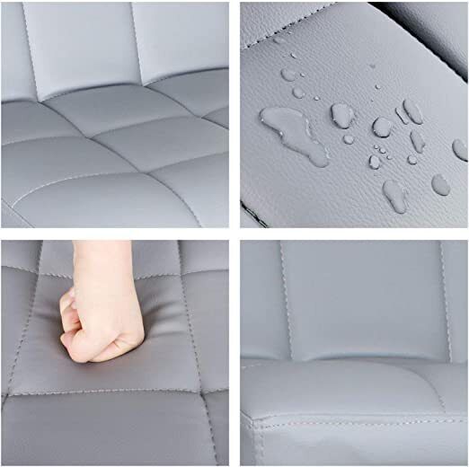 Bar Stools × 2 Padded Seat Faux Leather Swivel Home Kitchen Breakfast Muti Types