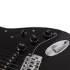 Glarry 39" GST 6 String Electric Guitar with Pickguard +Bag Strap Kit Right Hand