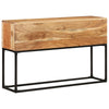 BaraSh Console Table 120x30x75 Solid Acacia Wood,Console Table with B5F2