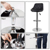 Bar Stools × 2 Padded Seat Faux Leather Swivel Home Kitchen Breakfast Muti Types