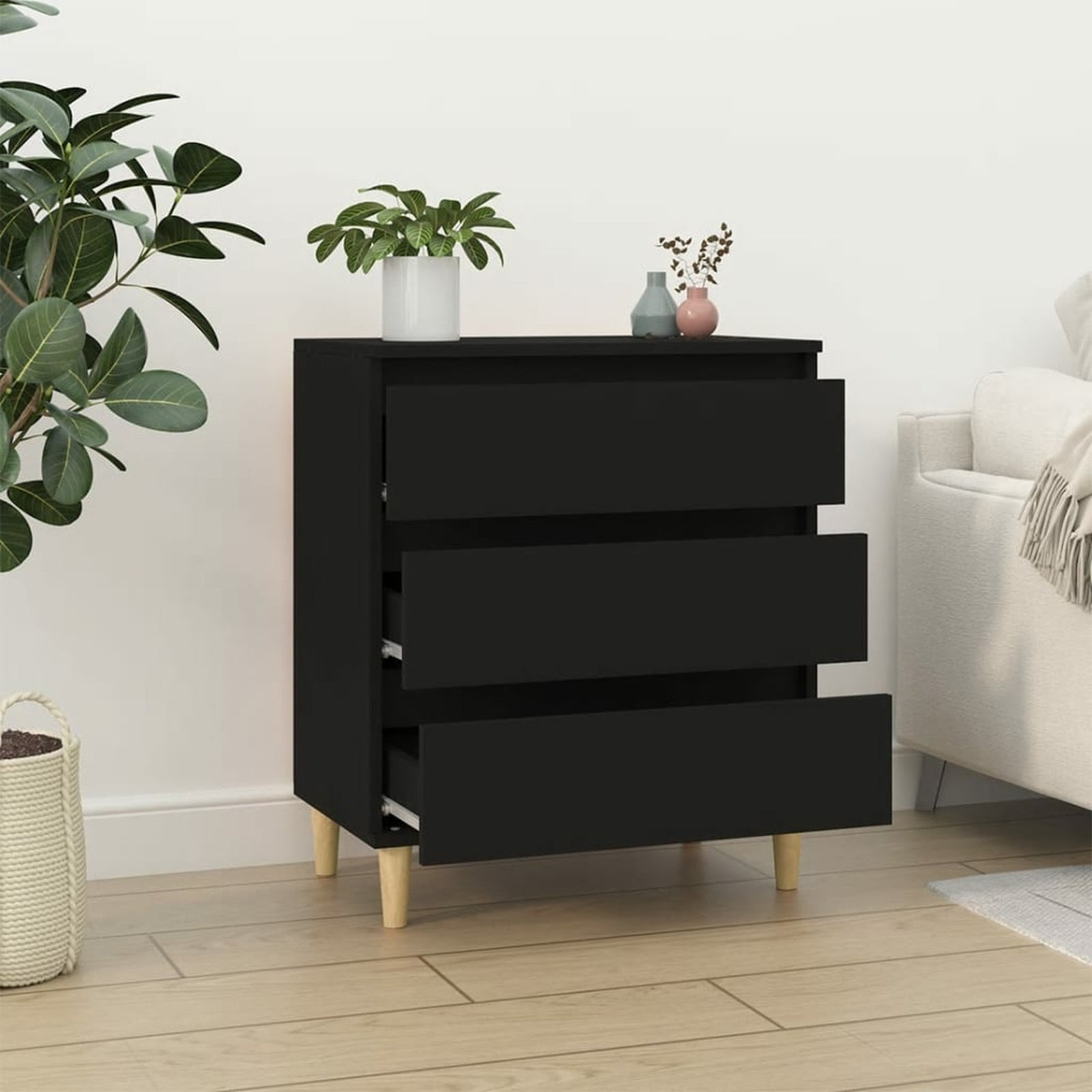 BaraSh Buffet Storage Cabinet Living Room Wood Kitchen Sideboard Accent G7R0