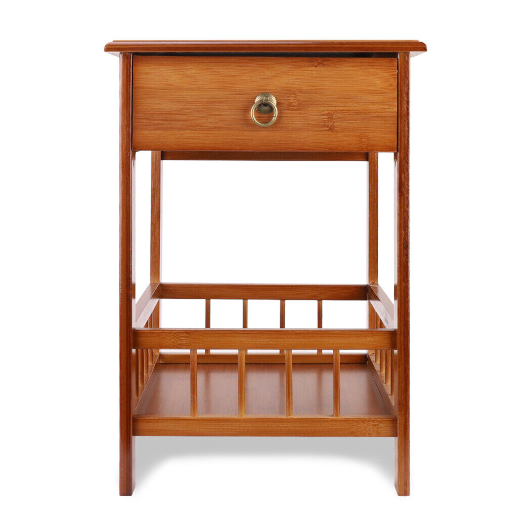 Luxuary Bedside Tables Nightstands Drawers Storage Room Kids Book Shelf Table