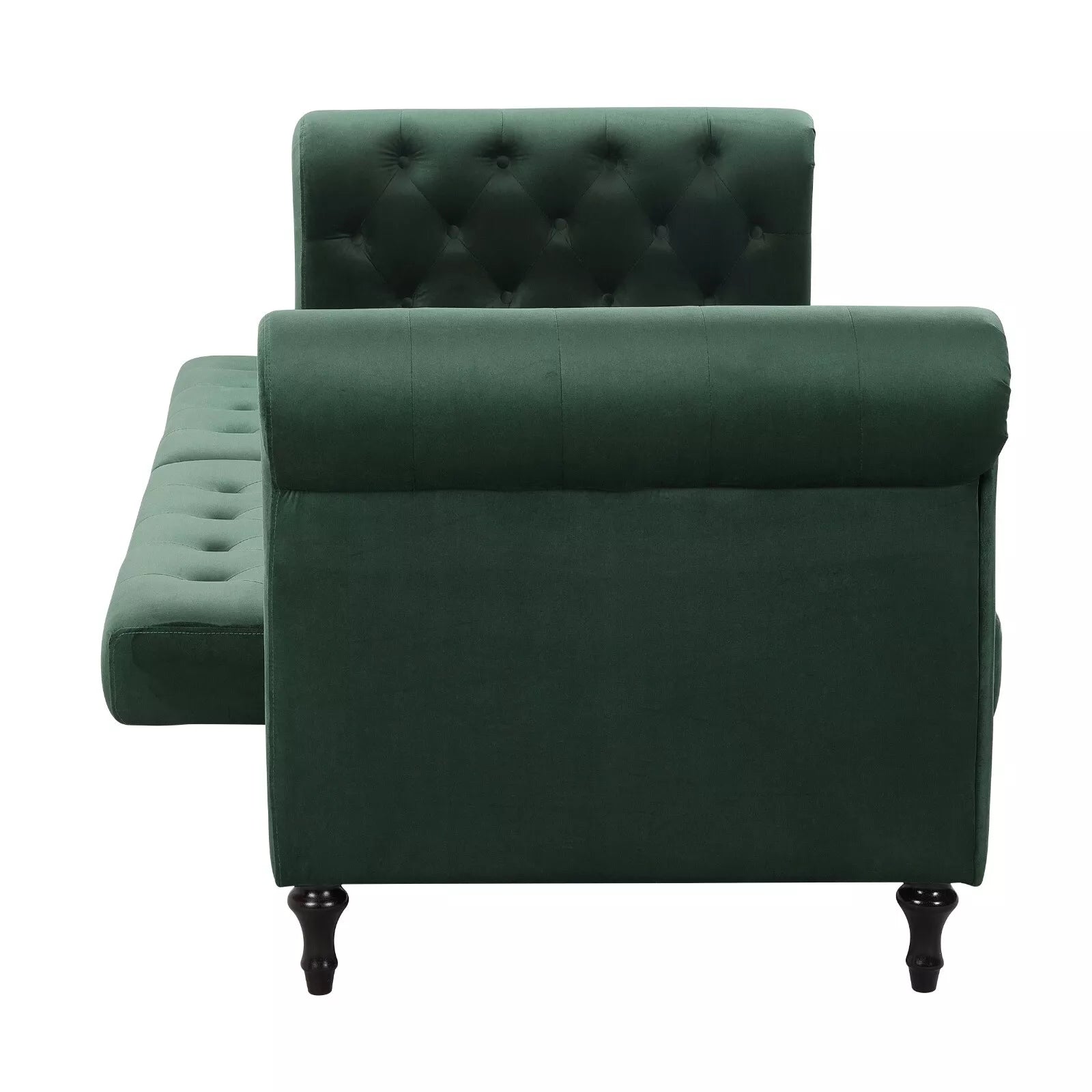 Sofa Bed Velvet Chesterfield 3 Seater Style Green Blue Grey Sofabed Button Back