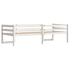 ' Bed Frame White 90x190 Solid Wood Pine F6K3