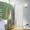 Internal Bi Folding Concertina Accordion Door PVC Sliding Divider Doors Bathroom